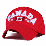 XTHREE brand canada letter embroidery Baseball Caps
