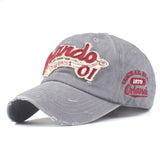 Xthree washed cotton retro baseball cap