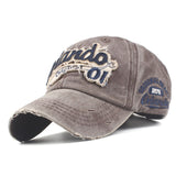 Xthree washed cotton retro baseball cap