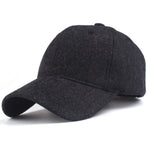 Xthree solid men's wool baseball cap