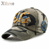Xthree camouflage baseball cap